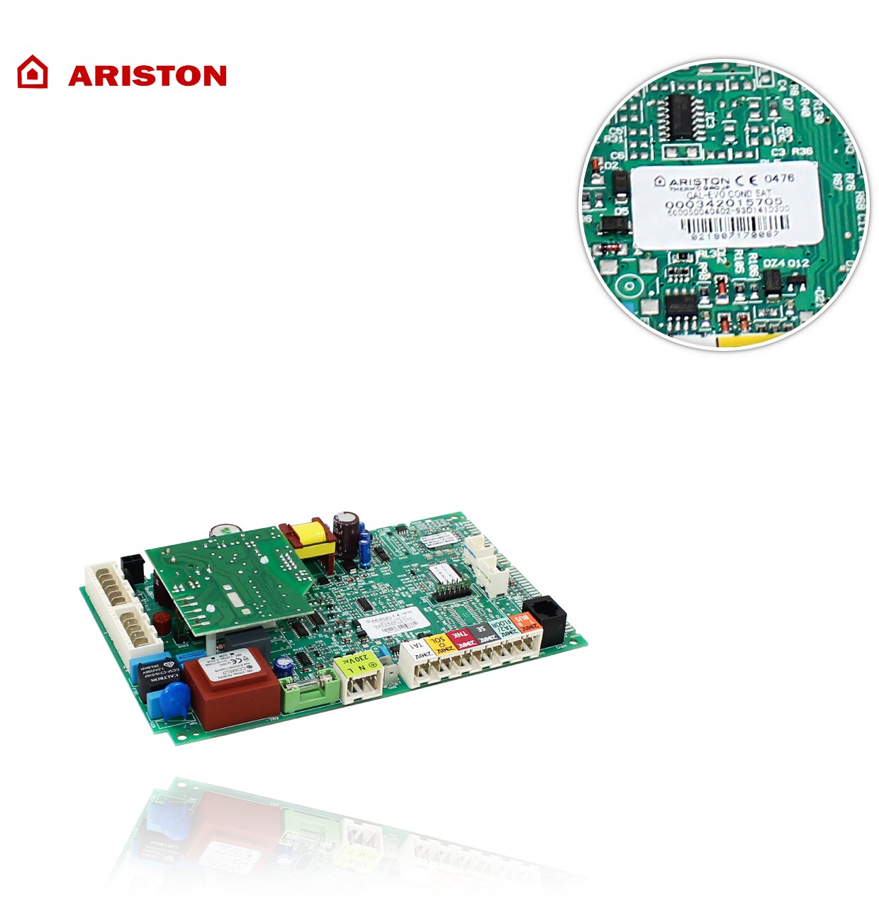 Ariston vezérlő panel - 60001898-04